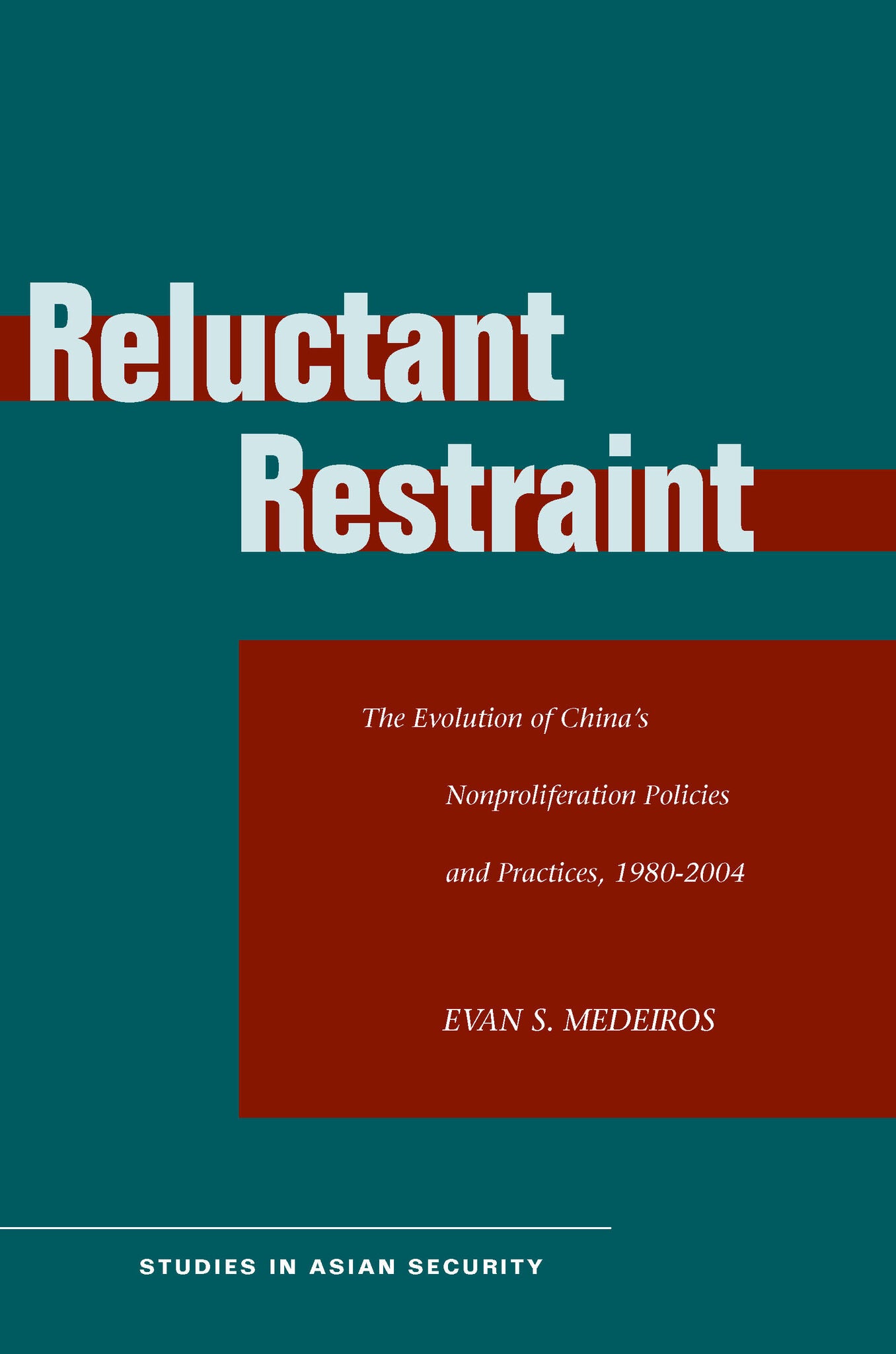 Cover image for Reluctant Restraint ISBN 9780804755528